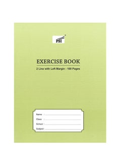 Buy Two Line Exercise Book, 100 Pages Green in UAE