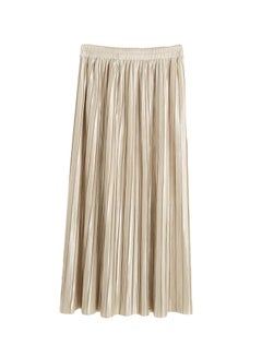 Buy High Waist Pencil Skirt Beige in UAE