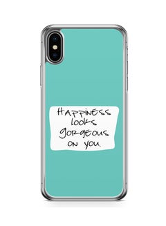 Buy Transparent Edge Protective Case Cover For Apple iPhone XS Max Multi Color in UAE