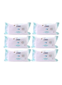 Buy Pack Of 6 Sensitive Moisture Baby Wipes, 50 Count in UAE