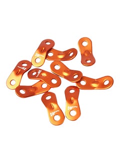 Buy 10-Piece 2-Hole Aluminum Guy Line Adjusters 1.54X0.28X0.63inch in Saudi Arabia