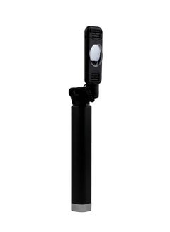 Buy Selfie Stick Monopod With Hd Rearview Mirror Black in UAE