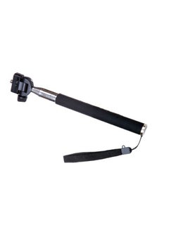 Buy Monopod Extendable Handheld Selfie Stick With Bluetooth Wireless Remote Shutter Black in UAE