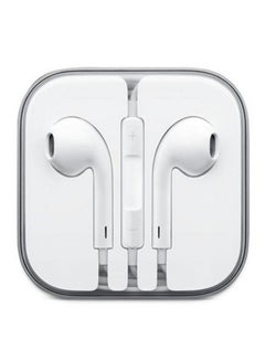 Buy In-Ear Earphones With Remote And Mic For Apple iPhone 5 5G White in Egypt