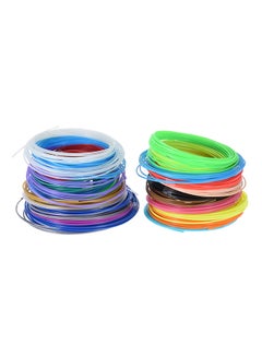 Buy 20-Piece ABS 3D Printing Pen Printer Filament Refill in Egypt