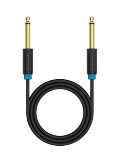 Buy 6.5mm Male To Male Audio Cable Black in UAE