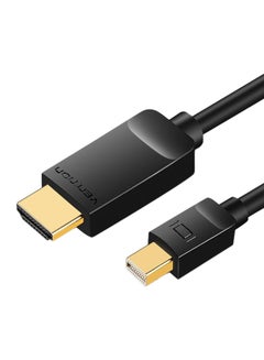 Buy Mini DP To 4K HDMI Cable Black in UAE