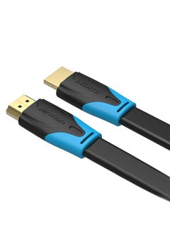 Buy Flat HDMI Male To Male Connector Adapter Cable Black in Saudi Arabia