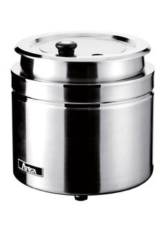 Buy Electric Stainless Steel Soup Warmer 9L 9.0 L Silver in UAE