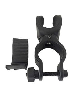 Buy Rotation Front Lamp Holder Bicycle Flashlight Clip Black in UAE