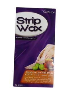 اشتري 20-Piece Ready-To-Use Wax Strips في الامارات