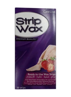 اشتري 20-Piece Ready-To-Use Wax Strips في الامارات