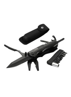 Buy Multifunctional Folding Knife Black in UAE