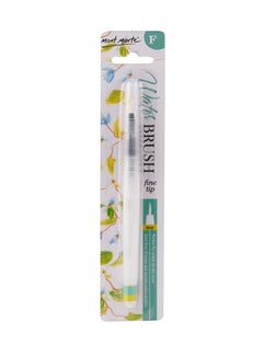 Buy Water Brush Fine Tip Pen White in UAE