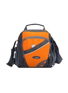 Buy Nylon Crossbody Bag Orange/Black in Saudi Arabia