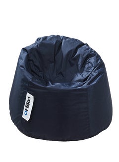 اشتري مقعد بين باج باف صغير الحجم مصنوع من بلاستيك PVC أزرق كحلي 78×50سنتيمتر في الامارات