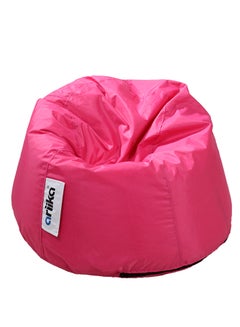 Buy Small Puff PVC Bean Bag Pink 78×50centimeter in UAE