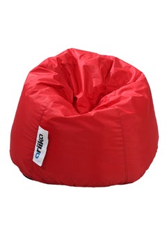 Buy Small Puff PVC Bean Bag Red 78×50cm in UAE