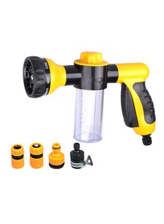 اشتري High Pressure Auto Car Water Cannon Pressure Washer Gun With Fittings Yellow 400grams في الامارات