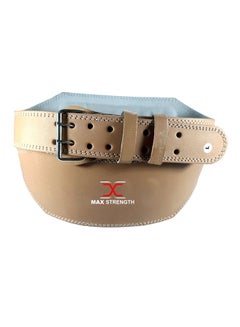 اشتري 6" Training Weight Lifting Back Support Leather Belt في الامارات