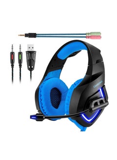 Buy Over-Ear Gaming Wired Headphones With Mic For PlayStation 4 in UAE