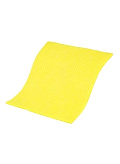 Buy 3-Piece Sponge Cloth Set Yellow in UAE