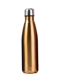 Buy Insulated Stainless Steel Water Bottle Gold/Silver in Egypt