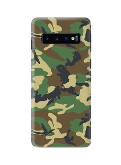 Buy Protective Case Cover For Samsung Galaxy S10 Plus Jungle Camo in UAE