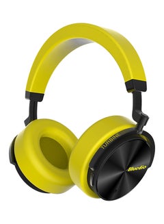 Buy Over-Ear Stereo Headphones With Mic Yellow in Saudi Arabia