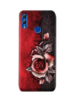 Buy Rose Pattern Protective Case Cover For Honor 10 Lite Multicolor in UAE