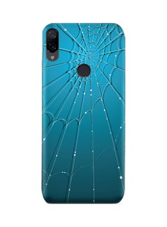 اشتري Spider Web Pattern Protective Case Cover For Xiaomi Mi Play أزرق في الامارات