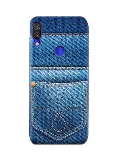 اشتري Jeans Pattern Protective Case Cover For Xiaomi Redmi Note 7 أزرق في الامارات