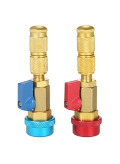 اشتري 2Pcs Air Conditioning R134A Valve Core Quick Remover Installer High Low Pressure Tool في الامارات