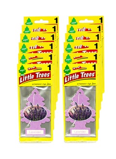 Buy 12-Piece Card Air Freshener - Lavender in UAE