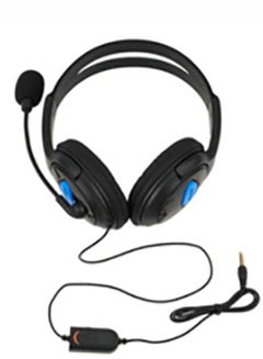 Buy Over-Ear Wired Gaming Headset With Microphone - PlayStation 4 in Saudi Arabia