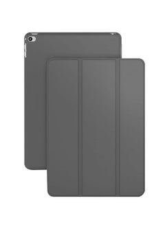 Buy Smart Tri Fold Case Cover For Apple iPad 6/Air 2 Black in UAE