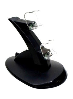 Buy Controller Charging Stand For PlayStation 4 Controller Black/Clear in UAE