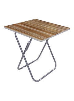 Buy Square Wooden Table Multicolour 70x70cm in Saudi Arabia