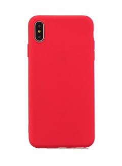 Buy Protective Case Cover For Apple iPhone X Red in UAE