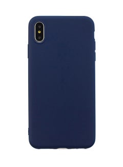Buy Protective Case Cover For Apple iPhone XS Blue in UAE