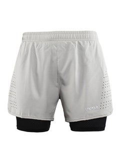 Buy 2-In-1  Breathable Jogging Cycling Shorts With Longer Liner in Saudi Arabia