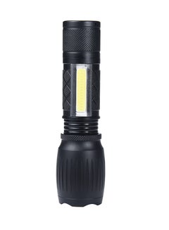 Buy Tactical Zoomable LED Flashlight Black in Saudi Arabia