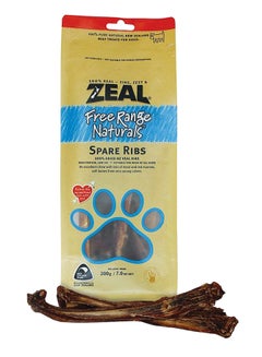 Buy Free Range Natural Spare Ribs Dog Treat 200grams in UAE