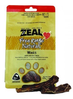 اشتري Free Range Natural Dried Wags Dog Treat 125 غم في الامارات