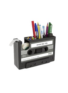 اشتري Cassette Tape Dispenser Pen Holder أسود في السعودية