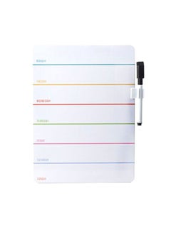 Buy Weekly Dry Erase Board White/Black/Blue in UAE