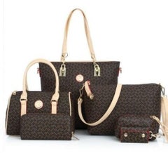 Buy 6-Piece Handbag Set Multicolour in Saudi Arabia