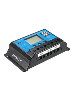 Buy LCD Plastic Solar Charge Controller Black/Blue 13 x 6.8 x 3.2cm in UAE