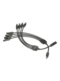 Buy Solar Panel Adaptor Cable Connectors Black in UAE