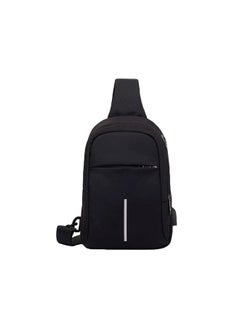 Buy Waterproof Chest Bag Black in Saudi Arabia